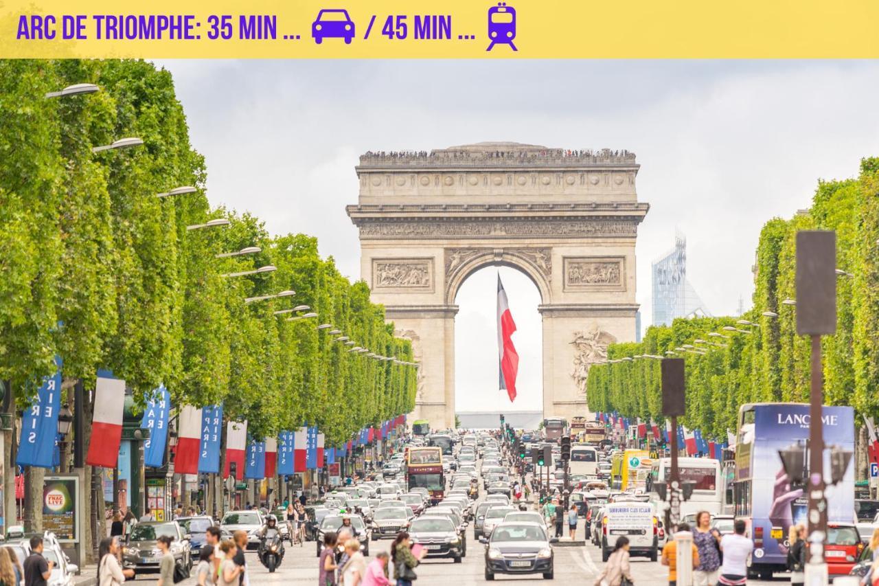 Qhome 5 - F3 Confortable Entre Paris Et Disney - Parking Prive 马恩河畔维列 外观 照片